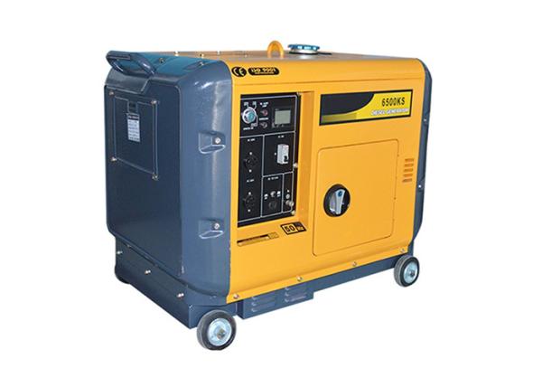 Début électrique diesel de petits générateurs portatifs de moteur à C.A. 5kva par Powerfriend