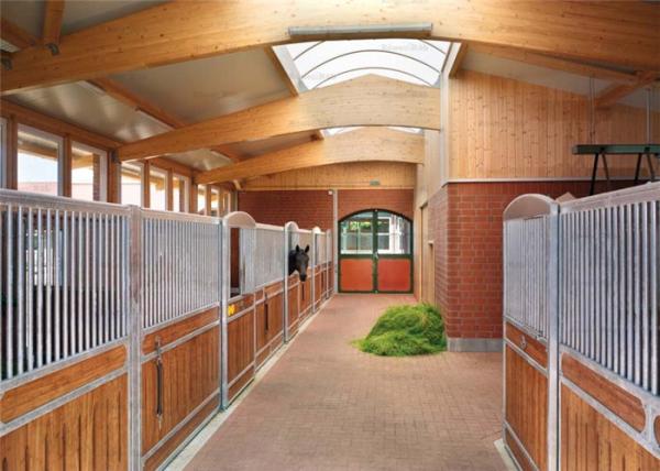 10ft 12ft European Galvanized Steel Indoor Horse Stable Panels Rust-Resistant