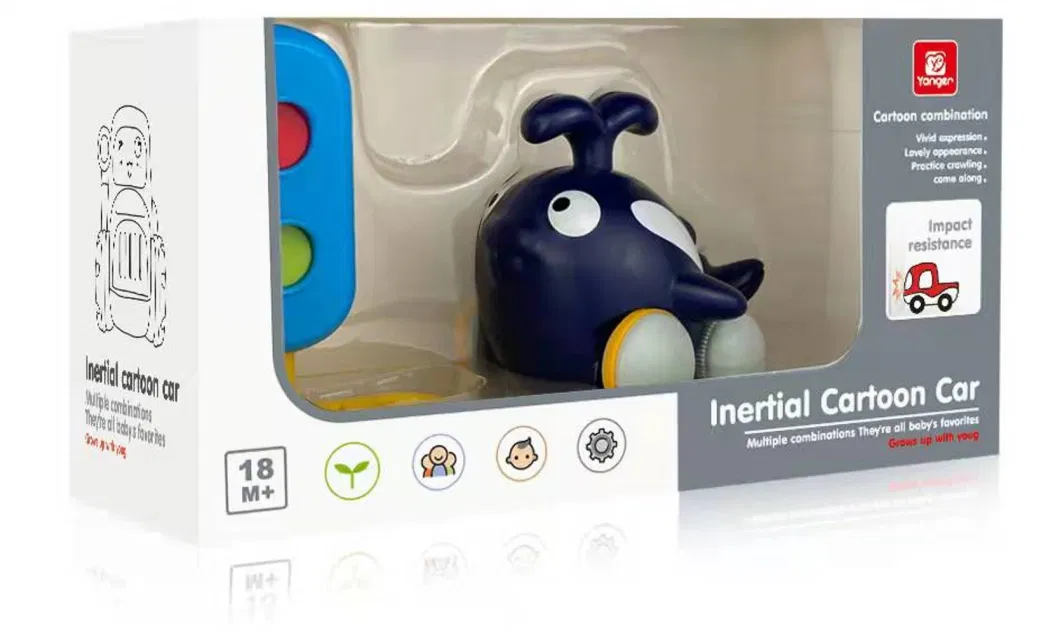 Friction Inertia Mini Cartoon Animal Toys High Quality Children′s Small Toys Animal Cars Children′s Toys Wholesale