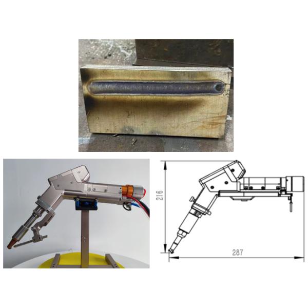 Lightweight Handheld Single Motor Laser Welding Machine For Welding 4mm Aluminum