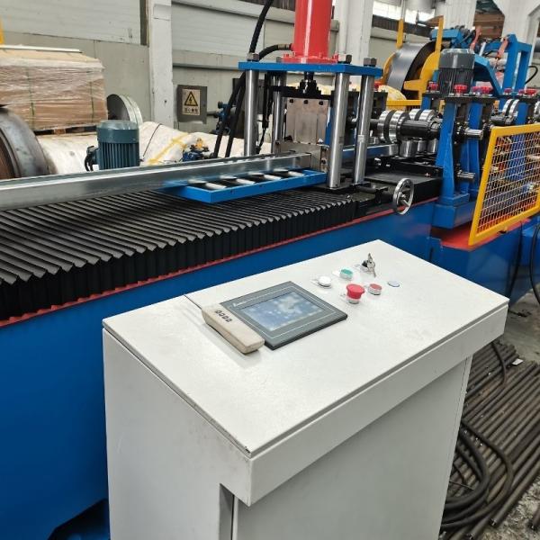 120mm Width Stud Track Roll Forming Machine 4KW Galvanized Channel Steel Profile