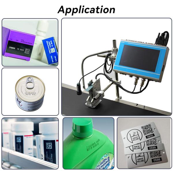 40DPI 150DPI 300DPI Industrial TIJ Inkjet Printer Machine With Inkjet Coder