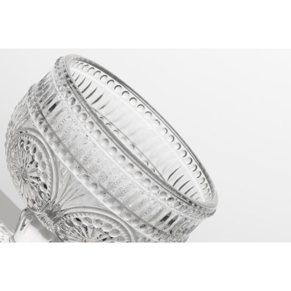 Ice Cream Vintage Glass Dessert Bowls Embossed 11 Oz Machine Pressed 315ml