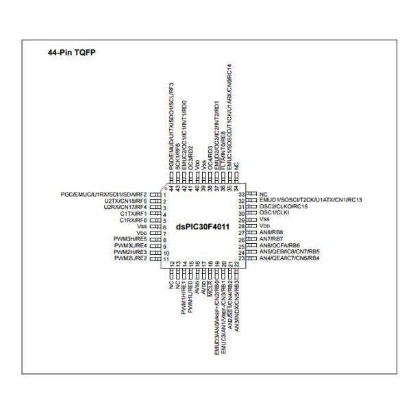 DSPIC30F4011-30I-PT High-Performance, 16-Bit Digital Signal Controllers common integrated circuits optical integrated c