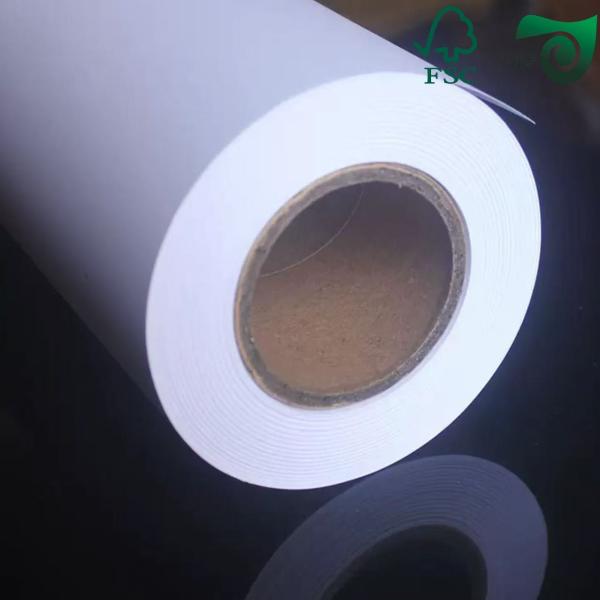 Papeterie non recouverte de 20 lb, rouleaux de papier pour dessins CAO à jet d'encre