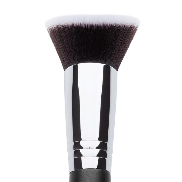 Flat Angled 16.1cm Individual Makeup Brushes Premium Synthetic Hair