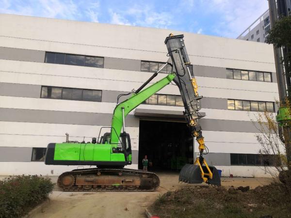 Robust APIE KM220 Excavator Clamshell Telescopic Arm With Depth 22m