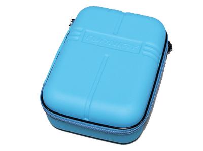 EVA Transmitter Carrying Case Blue impermeável e à prova de choque interna