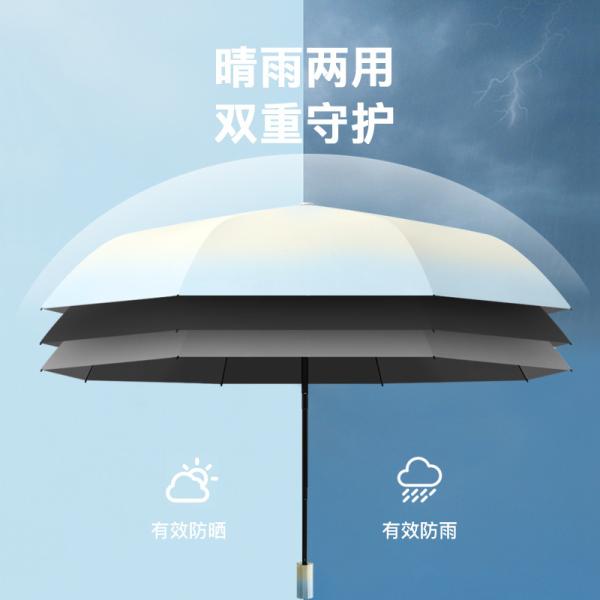 210T Pongee Fabric Advertising Umbrella with Custom Logo Printing and Windproof Design
