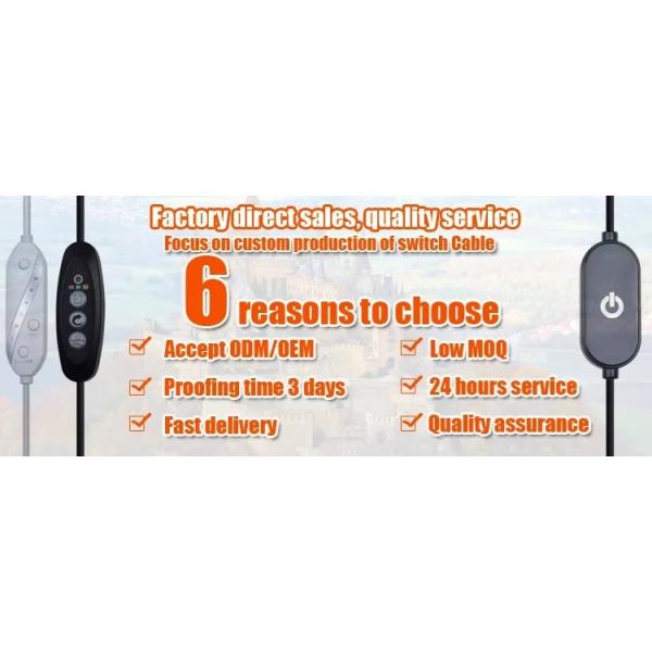 Кабель USB ODM OEM микро-, поручать USB связывает 3.3ft с ДАЛЬШЕ С переключателя