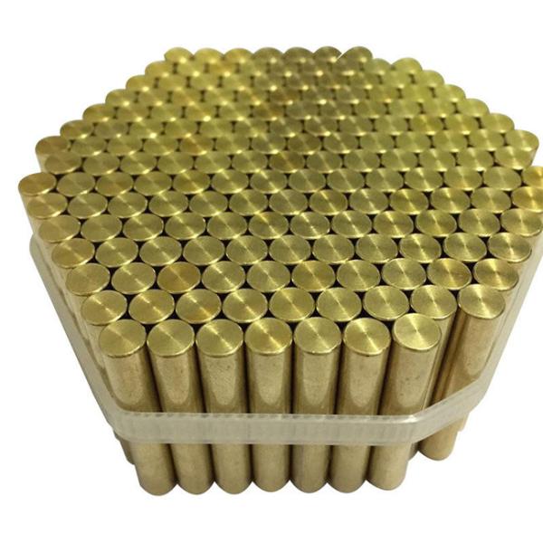 2-2.5mm Copper Brass Rod Lead Free Copper Rod Solid For Machine Components