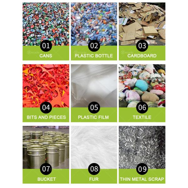 Высоко 9000 кг горизонтальная гидравлическая балировальная балировальная пресс-машина для картона отходов бумаги