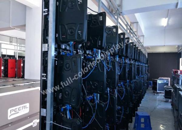Black body SMD3528 6mm led display screen rentals with 576x576 mm cabinet