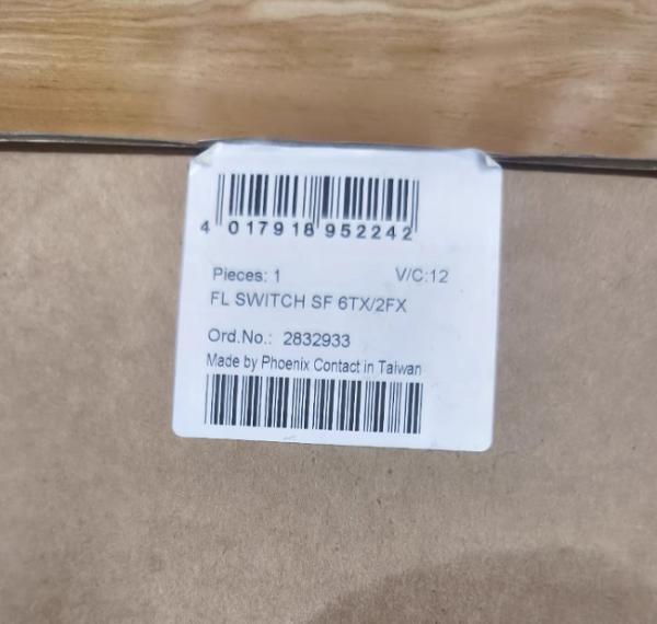 Las piezas de repuesto de contacto de Phoenix FL SWITCH SF 6TX/2FX orden n.o 2832933 Industrial Ethernet Switch 6x puertos RJ45