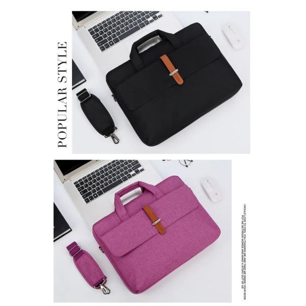 Female Computer Laptop Bag 13.3 - 15.6 Inch Washable Oxford Customized Logo