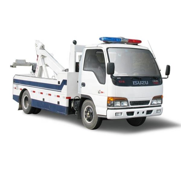 98hp 4tons One Pull One Road Wrecker Truck , Recovery Tow Truck 4x2 Left Hand Driven