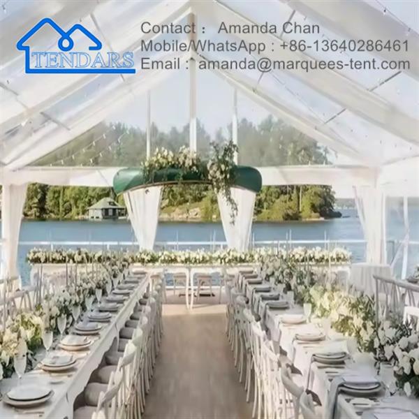 Heavy-Duty Aluminum Frame Large Church Event Tents Outdoor Wedding Marquee Tent