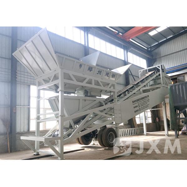 Завод конструкции 100m3/H 98kw мобильный конкретный дозируя