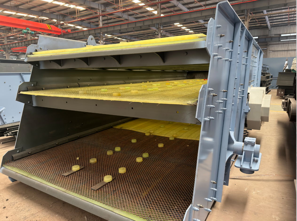 XY Series Vibrating Screen with Finite Element Optimized Frame and 20 Degree Inclination