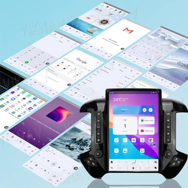 Viknav Car Radio Car Radio For Chevroler Silverado / GMC SIERRA (2013-2020)14.4 inch Android Upgrade Auto audio Wireless