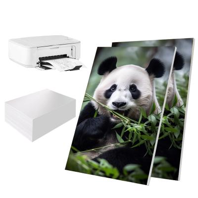 High Glossy Cast Coated 135gsm Glossy Photo Paper For Dye Ink Printing