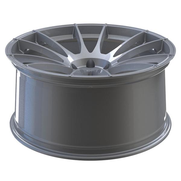 Hyper Silver 1 Piece Forged Wheels Spokes Monoblock Alloy Aluminum Rims