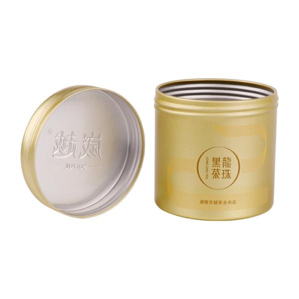 15-250g Silkscreen Screw Top Aluminium Tins Metal Containers With Lids For Storage