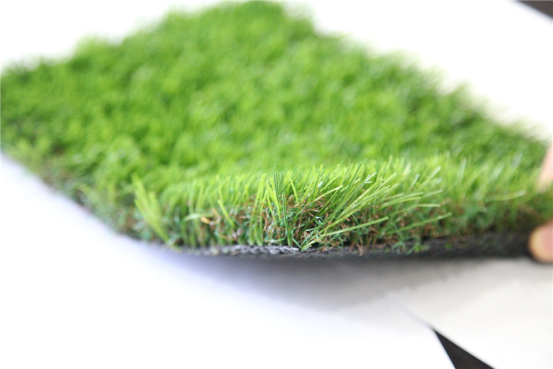 Mini PP + Net Cloth Backing Garden Artificial Grass , Synthetic Lawn Grass 3/8inch