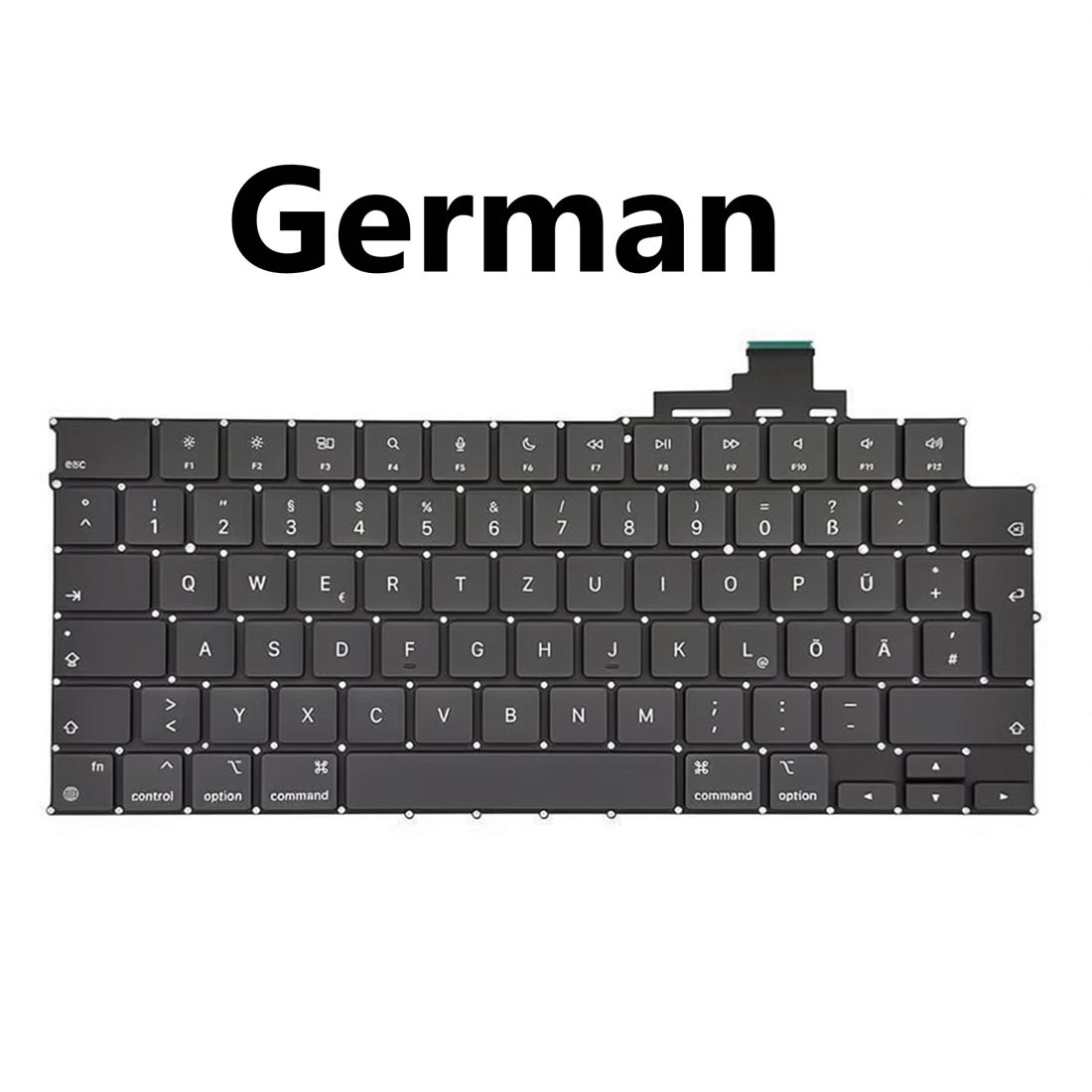 Brand New Replacement Keyboard for MacBook Air M2 13.6 Retina A2681 with Multiple Language Layouts US UK English Danish Swedish Arabic Hungarian Czech etc