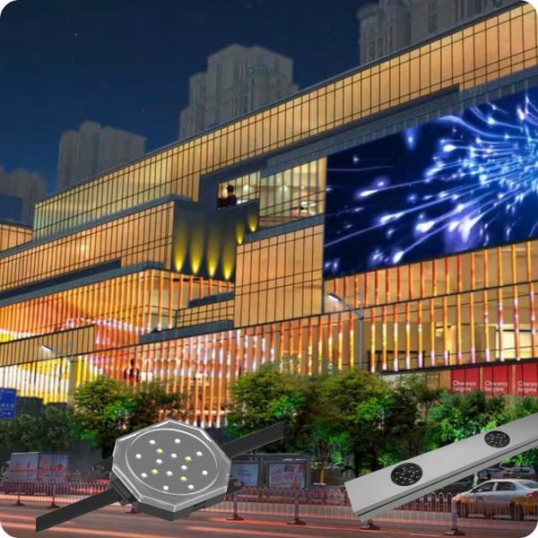 LEDピクセルモジュールライトストリング DC 24v 建物橋公園照明用 LEDピクセル工場
