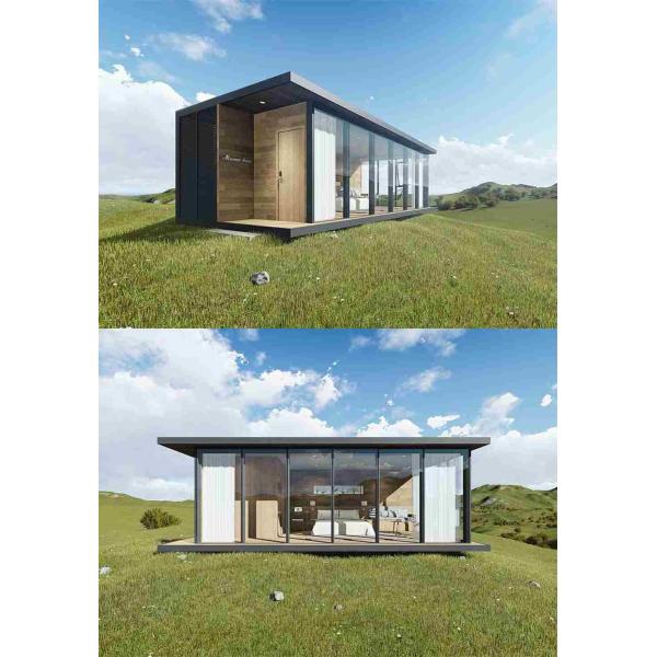 Movable Wood Interior Custom Prefab Homes Soundproof Beautiful Prefab Houses