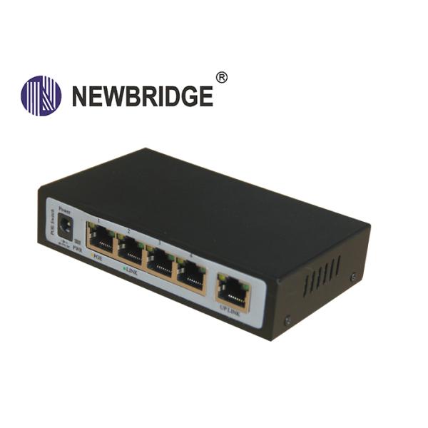 100M 4 Port + 1 RJ45 Port  PoE Ethernet Switch for IP camera solution