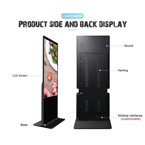 65 Inch 2K Resolution Android OS Digital Signage Advertising Player for Indoor and Outdoor Use