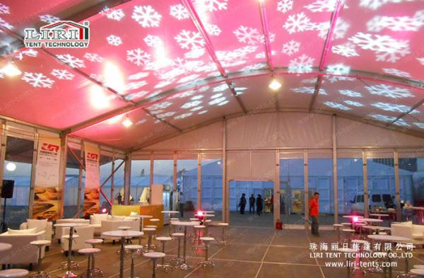 Das barracas luxuosas do casamento do partido paredes de vidro para 500 - 600 povos para o evento exterior do casamento