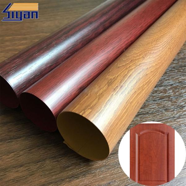 Wood Grain Texture PVC Foil For MDF , PVC Decorative Film For Home Furniture