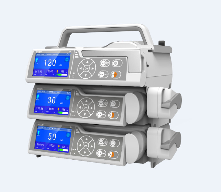 Metal Infusion Pump With Build In Battery High End Infusion Pump