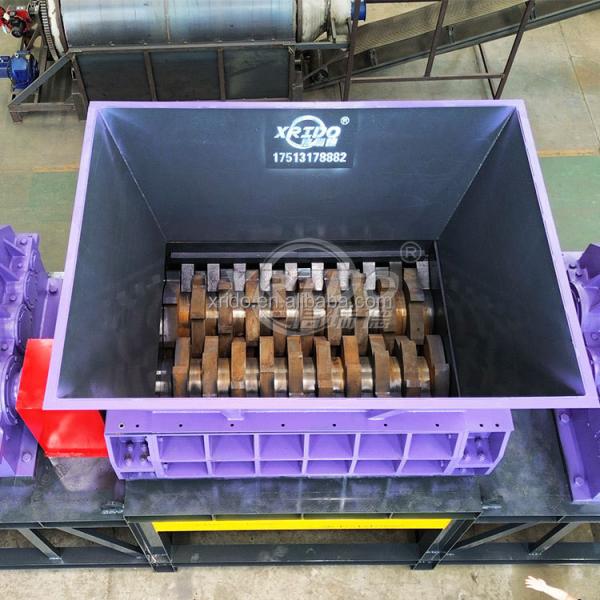 Two Shaft Shredder 300Kg/H-22000Kg/H Aluminum Recycling Machine