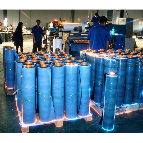 Fully Automated HDPE & PE Cold Applied Anti-Corrosion Tape Production Line with 160-200 Kg/H Capacity and Adjustable Adhesive Coating