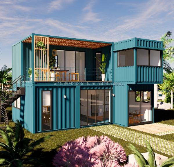 Specialized Expandable Container Houses Deluxe Prefabricated Villa House for Family or Holiday Hotel Other Design Style