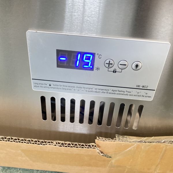 Stainless Steel Ice Cream Chest Freezer Supermarket Ice Cream Deep Freezer