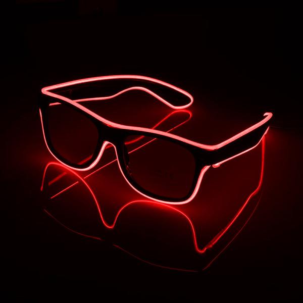 Светящиеся очки жалюзи светящиеся солнцезащитные очки для вечеринки барный флеш светодиодный свет игрушки легко