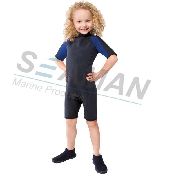 Наградная мокрая одежда Шорты детей неопрена 2мм прокатанная с стороной двойника Джерси нейлона