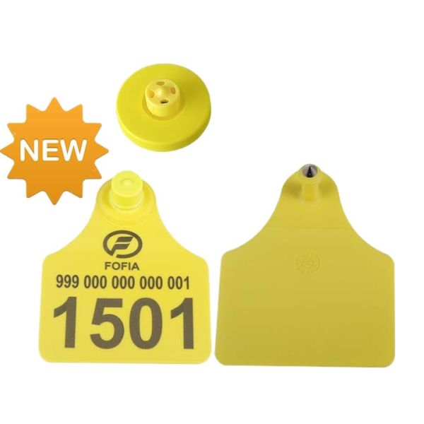 Customizable TPU Blank Cow Earring Tags Plastic Animals Ear Tag for Sheep Goat Cattle Ear Tag for Sale