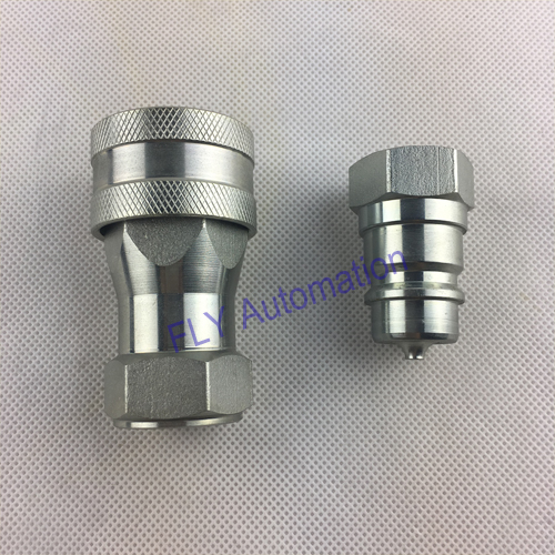 6600 Series ISO 7241 Series A 1/4 3/8 1/2 3/4 Pneumatic Tube Fittings Manual sleeve poppet valve