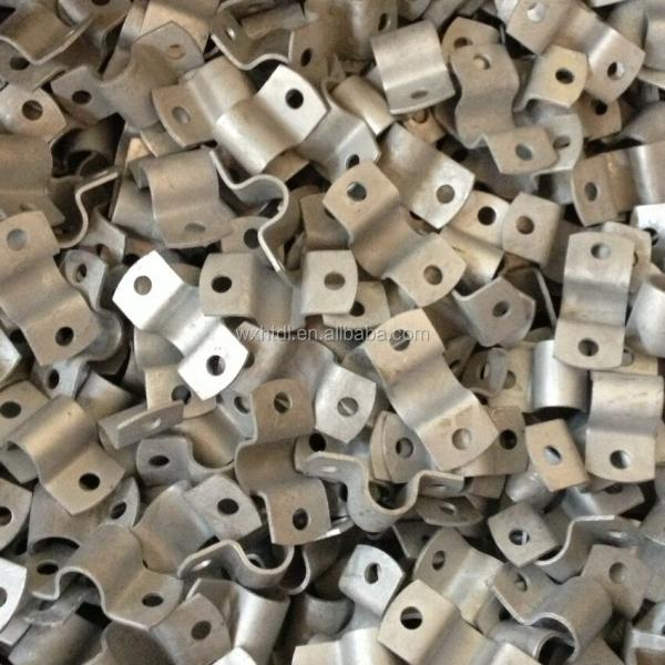 Stainless Steel U Strap Omega Pipe Clamp 4 Inch 2 Inch Pipe Saddle Clamp