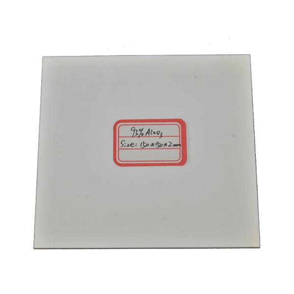 High Purity Insulating Thin 99% Alumina Ceramic Disc High Temperature Resistance