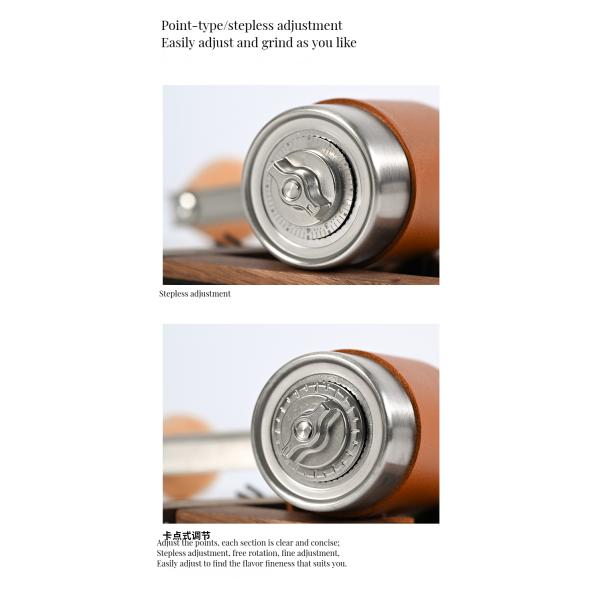 Stainless Steel Espresso Needle Distributor Tool with Ceramic Mixing Dispenser and Stand