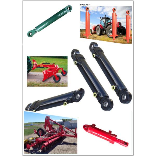 Volquete de la agricultura de 6 de la pulgada del diámetro interior cilindros hidráulicos de la granja para el divisor del registro