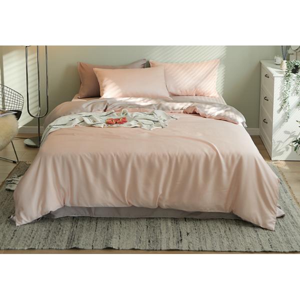Pure Color 60S European Luxury Tencel Bedding Set Home Textile Product Customized Size
