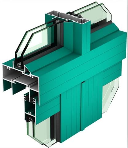 Коррозионная устойчивость промышленной чувствительной рамки ненесущей стены алюминиевой высокая